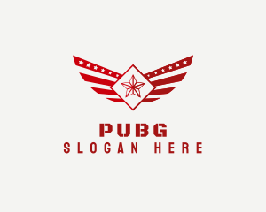 Pilot Star Wing logo design