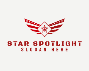 Pilot Star Wing logo design