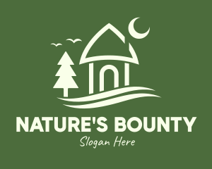 Nature Hut House  logo design