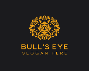 Gold Egyptian Eye  logo design