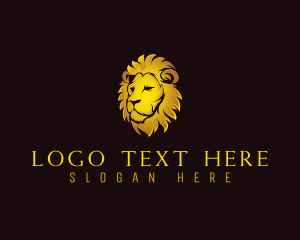 Finance Wildlife Lion logo design