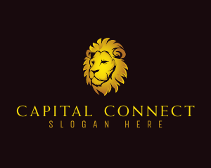 Finance Wildlife Lion logo design