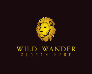 Finance Wildlife Lion logo design