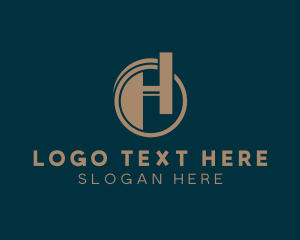 Shipping Logistics Letter H Logo