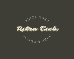 Retro Business Workshop logo design