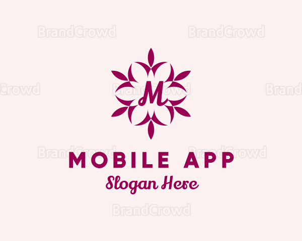 Flower Jewelry Boutique Accessory Logo