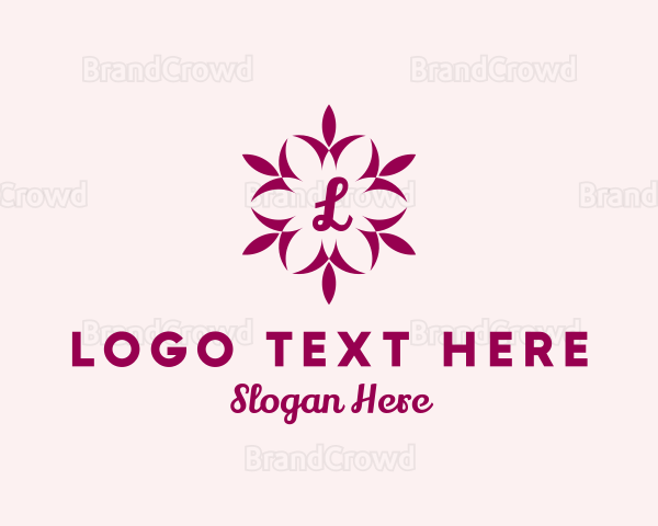 Flower Jewelry Boutique Accessory Logo