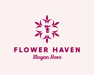 Flower Jewelry Boutique Accessory logo design