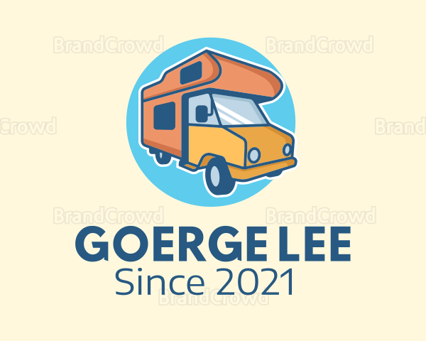 Camper Van Travel Logo