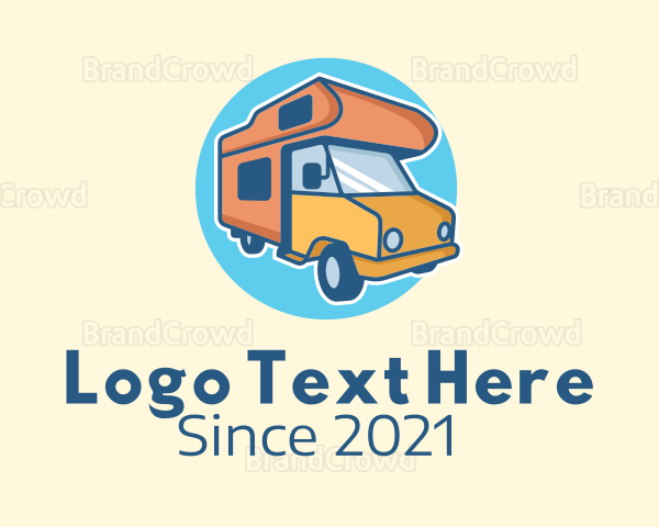 Camper Van Travel Logo