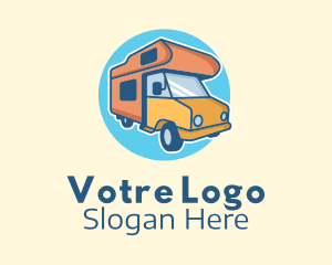 Camper Van Travel Logo