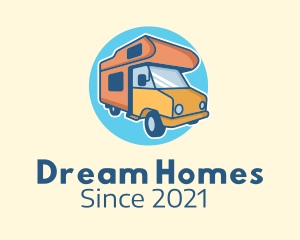 Car Rental - Camper Van Travel logo design