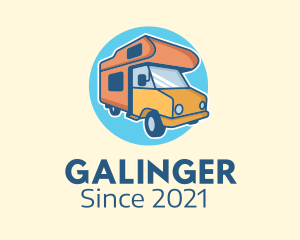 Truck - Camper Van Travel logo design