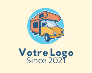 Trip - Camper Van Travel logo design