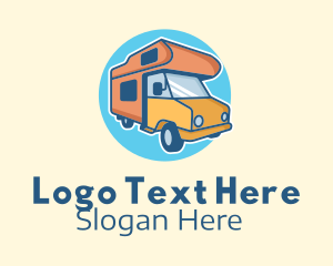 Camper Van Travel Logo