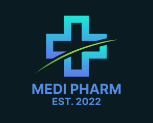 Pharmacology - Hospital Health Cross logo design