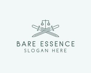 Legal Law Firm Sword logo design