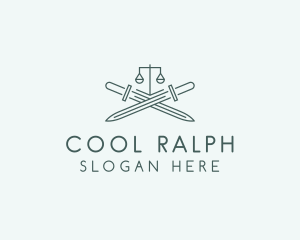 Legal Law Firm Sword logo design