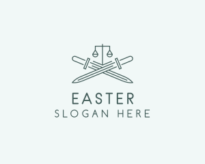 Legal - Legal Law Firm Sword logo design