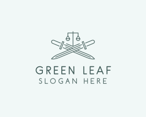 Legal Law Firm Sword logo design