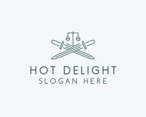 Legal Law Firm Sword logo design