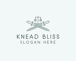 Legal Law Firm Sword logo design