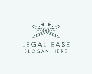 Law - Legal Law Firm Sword logo design