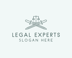 Law - Legal Law Firm Sword logo design