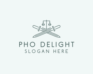 Legal Law Firm Sword logo design