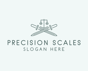 Legal Law Firm Sword logo design