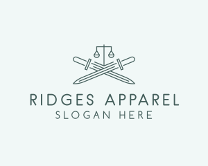 Legal Law Firm Sword logo design