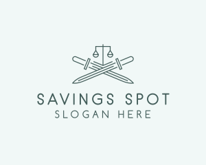 Legal Law Firm Sword logo design