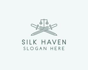 Legal Law Firm Sword logo design