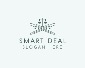 Legal Law Firm Sword logo design