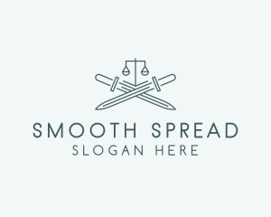 Legal Law Firm Sword logo design