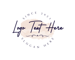 Brand - Watercolor Business Beauty logo design