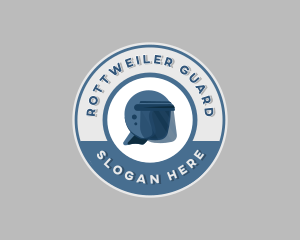 Riot Police Helmet logo design