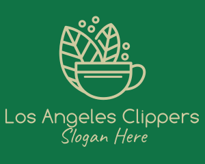Espresso - Coffee Cup Leaf logo design