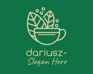 Coffeehouse - Coffee Cup Leaf logo design