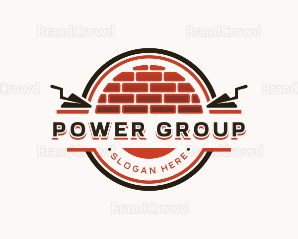 Trowel Masonry Builder Logo