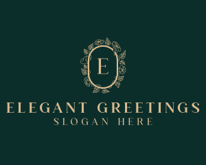 Elegant Wedding Event logo design