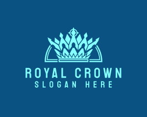 Luxury Monarch Crown logo design