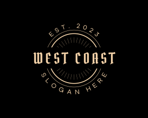 West - Simple Rustic Business logo design