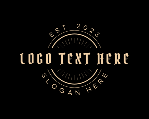 Wild West - Simple Rustic Business logo design