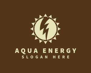 Solar Lightning Energy logo design