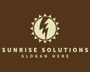 Daylight - Solar Lightning Energy logo design