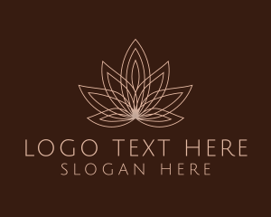 Plant - Lotus Therapy Spa logo design