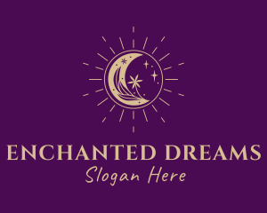 Magical - Moon Magic Shine logo design