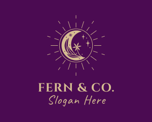 Fern - Moon Magic Shine logo design