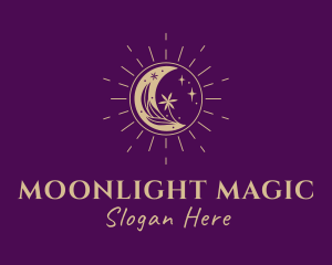 Moon Magic Shine logo design